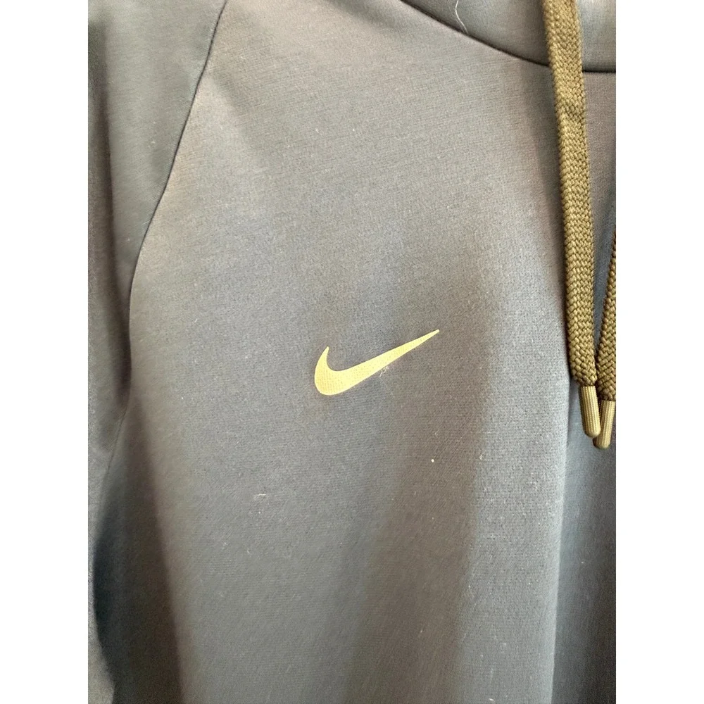 Nike West Virginia Mountaineers Dri-FIT Hoodie Navy Blue Mens XL WVU Sweatshirt